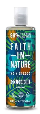 Gel douche Noix de coco, Faith In Nature (400 ml)