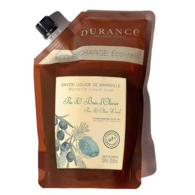 Eco-recharge Savon liquide Pin Bois d'Olivier, Durance (500 ml)