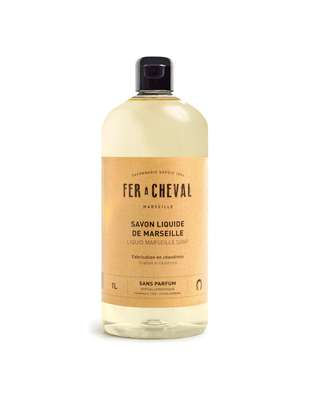 Savon de Marseille liquide sans parfum, Fer A Cheval (1 L)