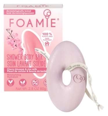 Soin lavant hydratant fleurs de cerisier et beurre de karité, Foamie (80 gr)