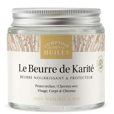 Beurre de karité , Comptoir des Huiles (100 ml)