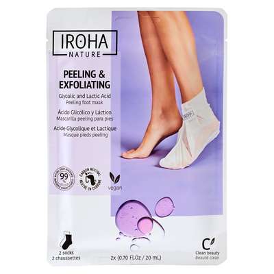 Masque pieds exfoliant, IROHA (x 1 paire)