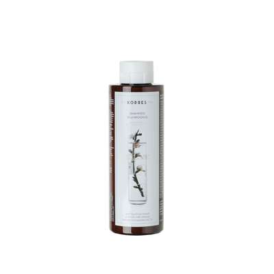 Shampoing cheveux secs Amandes & graines de Lin, Korres (250 ml)