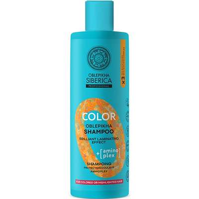Shampoing Color à l'argousier cheveux colorés et méchés, Natura Siberica (400 ml)