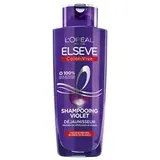 Shampoing violet déjaunisseur cheveux colorés - Color Vive, Elseve (200 ml)