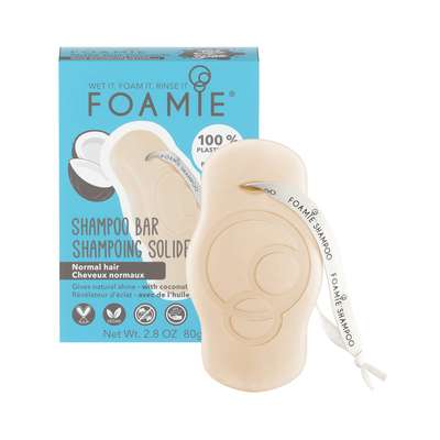 Shampoing solide Shake Your Coconuts - cheveux normaux, Foamie (80 gr)