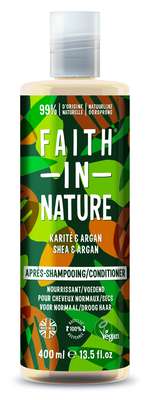 Après-shampoing karité et argan, Faith In Nature (400 ml)