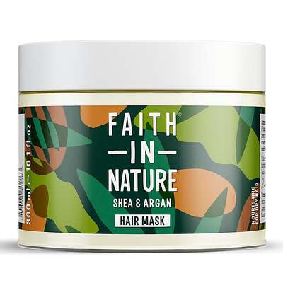 Masque capillaire Karité & Argan, Faith In Nature (300 ml)
