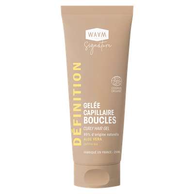 Gelée capillaire boucles certifié bio, Waam (200 ml)