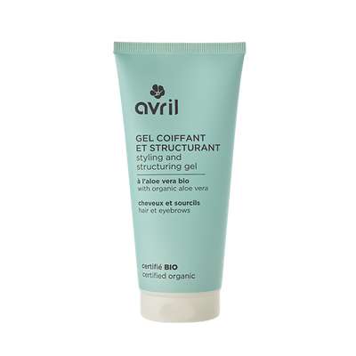 Gel coiffant et fixant cheveux et sourcils bio, Avril (200 ml)