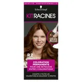 Coloration permanente 2 châtain doré - Kit racine, Schwarzkopf (70 g)