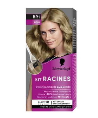 Coloration permanente 1 blond - Kit racine, Schwarzkopf (70g)