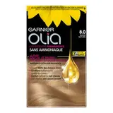 Coloration cheveux n°8.0 blond naturel permanente - Olia, Garnier