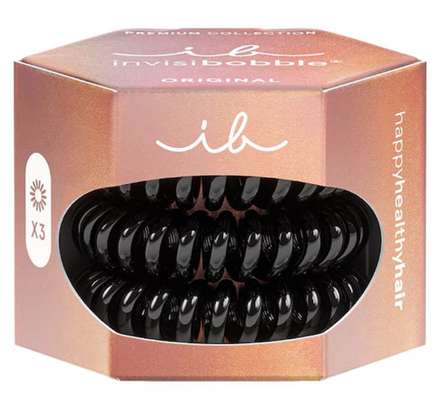 Elastique cheveux ORIGINAL True Black, Invisibobble (x3)