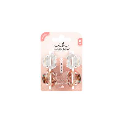 Petites pinces à cheveux CLIPSTAR Petit Bijoux, Invisibobble (x 4)
