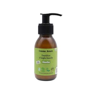 Dentifrice à l'argile blanche - Mentholé , Comme Avant (105g)