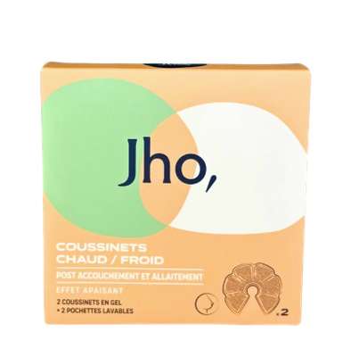 Coussinets d'allaitement en gel chaud/froid , JHO (x 2)
