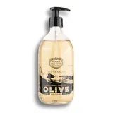 Savon liquide en verre rechargeable - Olive (490ml)