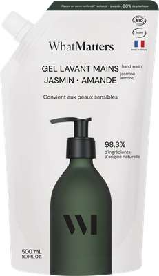 Eco Recharge Gel mains Jasmin - Amande, What Matters (500 ml)