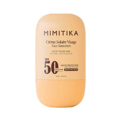 Crème solaire visage SPF 50, Mimitika (50 g)