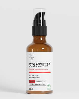 Super bain d'huile avant shampoing BIO, Clémence & Vivien (50 ml)