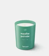 Bougie parfumée L'herbier menthe poivrée, Kerzon (190 g)