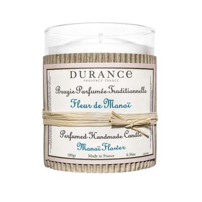 Bougie parfumée traditionnelle Fleur de Monoï, Durance (180 g)