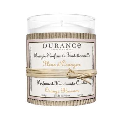 Bougie parfumée traditionnelle Fleur d'Oranger, Durance (180 g)