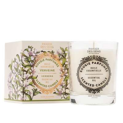 Bougie parfumée - Verveine, Panier des sens (180 g)