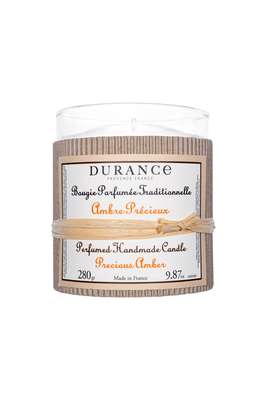Bougie parfumée traditionnelle Ambre Précieux, Durance (280 g)