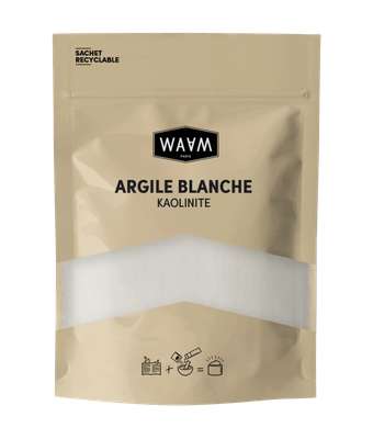 Argile blanche kaolinite, Waam (150g)