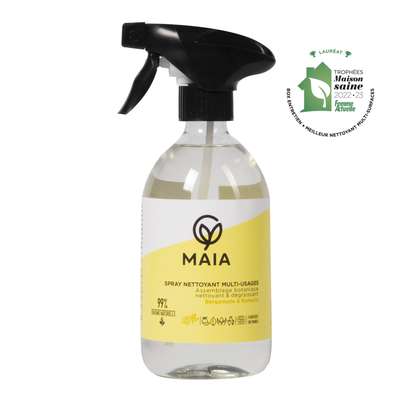 Spray parfait multi-surfaces bergamote et romarin, Maia (500 ml)