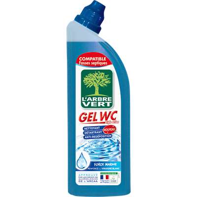 Gel WC force marine, L'Arbre Vert (740 ml)