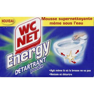 Poudre active détartrante, WC Net Energy (x 6 sachets)