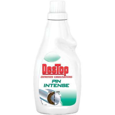 Gel entretien canalisations fraîcheur pin, Destop (750 ml)