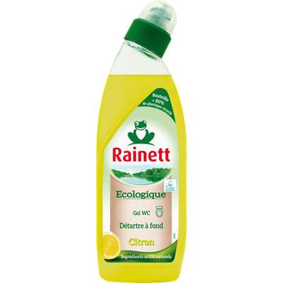 Gel WC écologique citron, Rainett (750 ml)
