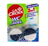 Blocs WC Eau Bleue 3 en 1 avec javel, Lacroix (x 2)