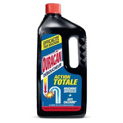 Gel déboucheur WC Action totale, Ouragan (1 L)