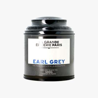 Thé noir Earl Grey aromatisé à la bergamote, La Grande Epicerie de Paris (100 g)