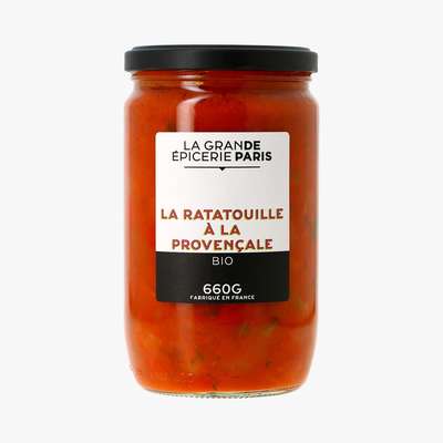 La ratatouille à la provençale BIO, La grande épicerie de Paris (660g)