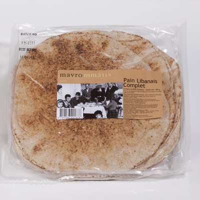Pain libanais complet, Mavrommatis (x 7, 420 g)