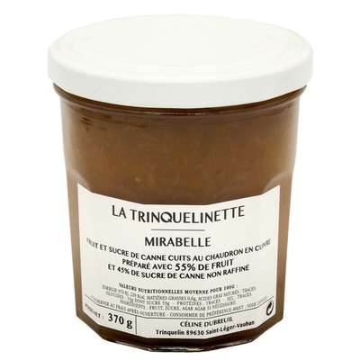 Confiture de mirabelle, La Trinquelinette (370 g)