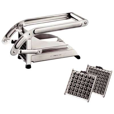 Coupe frites à 2 grilles inox, Tellier