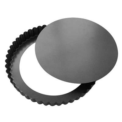 Moule à tarte fond amovible 28cm anti-adhésif, De Buyer