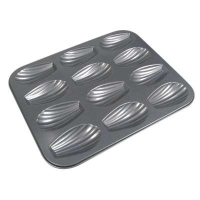 Moule à madeleines x12 anti-adhésif, De Buyer