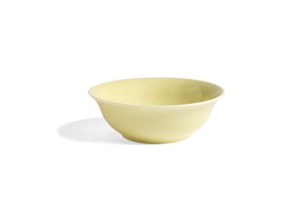 Lot 6 Bols Rainbow porcelaine S Ø14 cm Light yellow, Hay (x 6)
