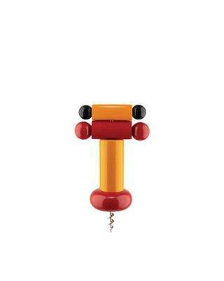 Tire-bouchon - rouge / jaune / noir, Alessi - Emballage abimé