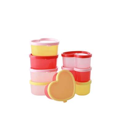 Boites alimentaires 8 couleurs Forme Coeurs, Rice