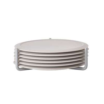 Dessous de verre avec support - gris chaud, ZoneDenmark (x 6)