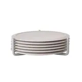 Dessous de verre avec support - gris chaud, ZoneDenmark (x 6)